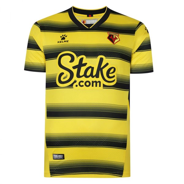 Camiseta Watford Replica Primera Ropa 2021/22 Amarillo